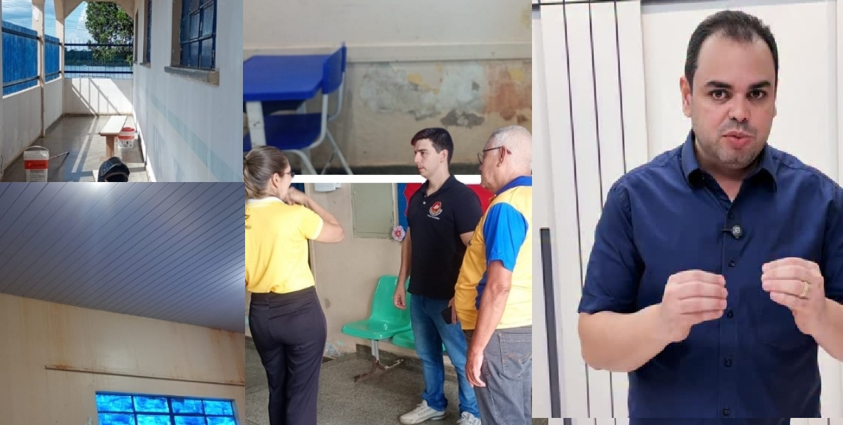MP denuncia cenário caótico em escola da Seduc no interior: 'goteiras, infiltrações e outros problemas'