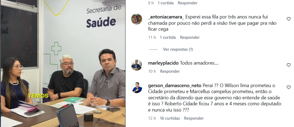 Secretário de Saúde de Cidade é criticado após dizer que é impossível zerar fila do Sisreg: 'amadores'