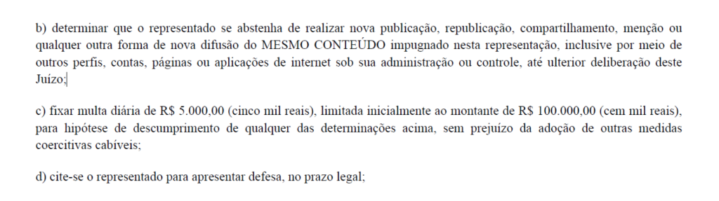 TRE manda Salazar tirar do ar vídeo onde ameaça adversários com armas