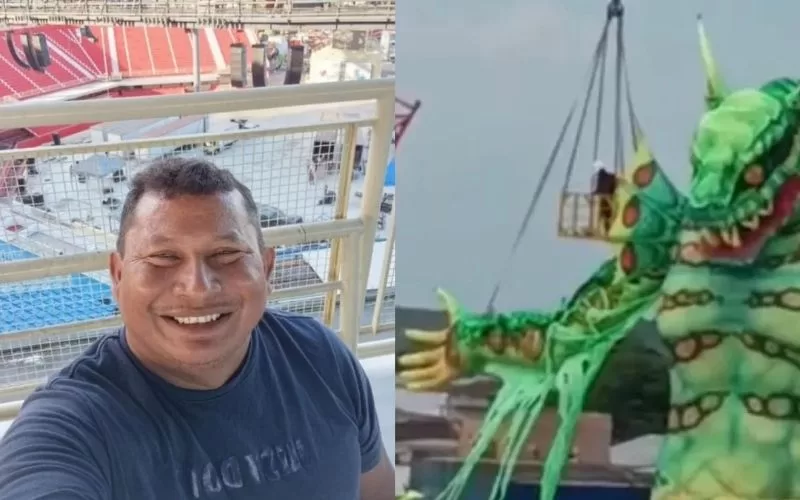 Artista que morreu em Manacapuru não usava equipamentos de segurança, diz secretaria