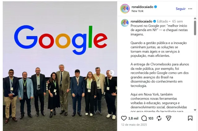 Caiado transformou Goiás em laboratório de leis para Big Techs