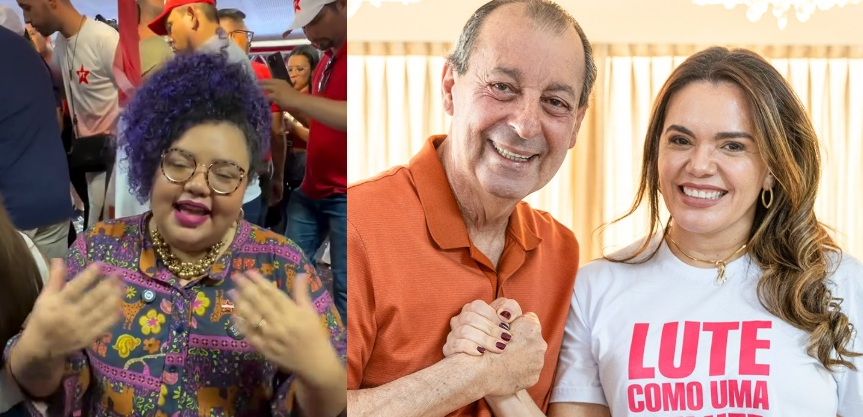 Candidata do PT afirma que convenção com Omar e Alessandra limitou fala das mulheres: 'falaram pouquíssimo'
