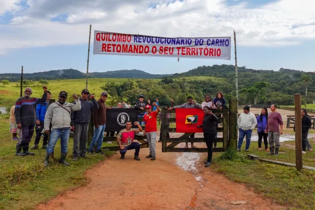 Qual é a situação do Quilombo do Carmo em São Paulo?