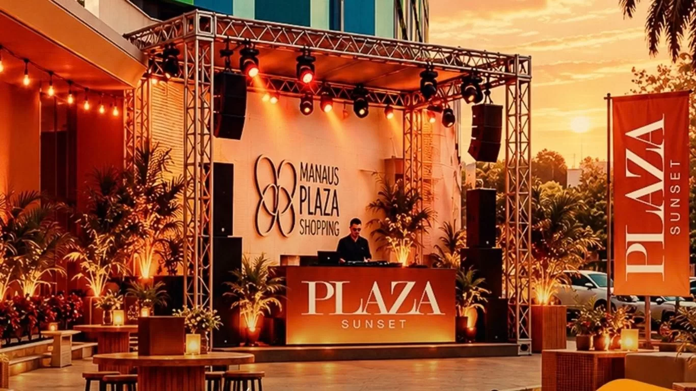 Plaza Sunset leva música eletrônica ao fim de tarde em Manaus neste sábado