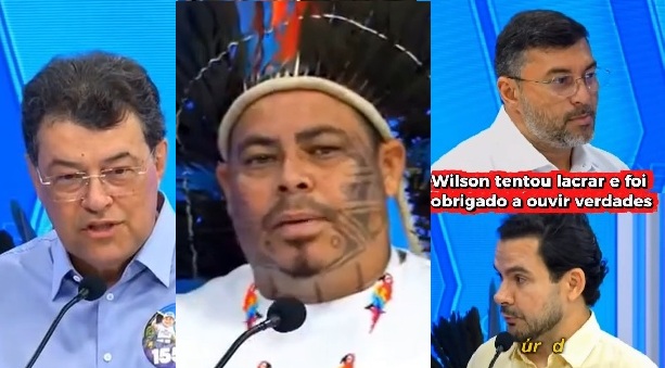 Adversários escolhem Wilson Lima para alvo e abrem caixa de ferramentas em debate na TV