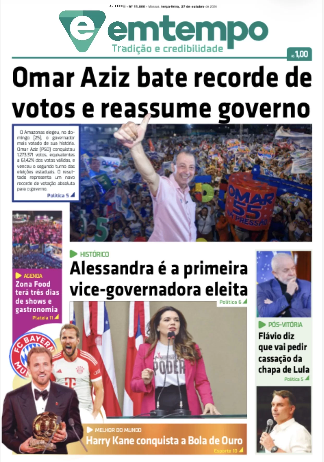 Jornal Em Tempo – terça-feira, 27 de outubro de 2026