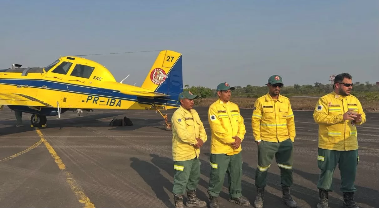 Aeronaves federais chegam a Manaus para reforçar combate às queimadas no Amazonas