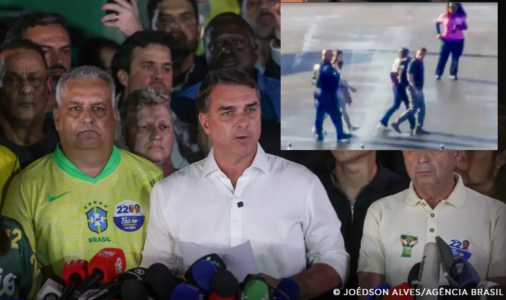 Flávio Bolsonaro se autodeclara "presidente eleito" e diz que Lula implantou "regime" no Brasil