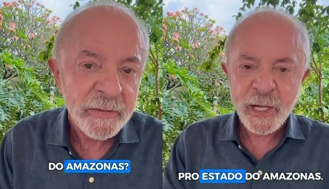 Lula grava mensagem ao eleitorado do Amazonas e lembra falta de oxigênio para pedir votos