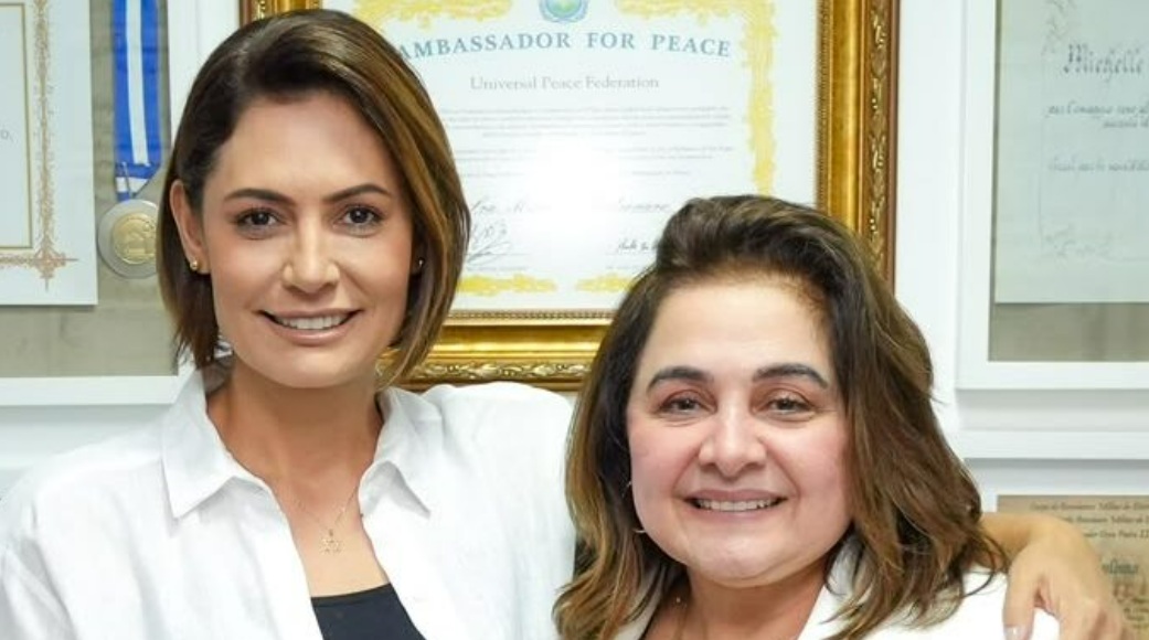 Michelle Bolsonaro vem a Manaus dar apoio à Maria do Carmo Seffair no segundo turno