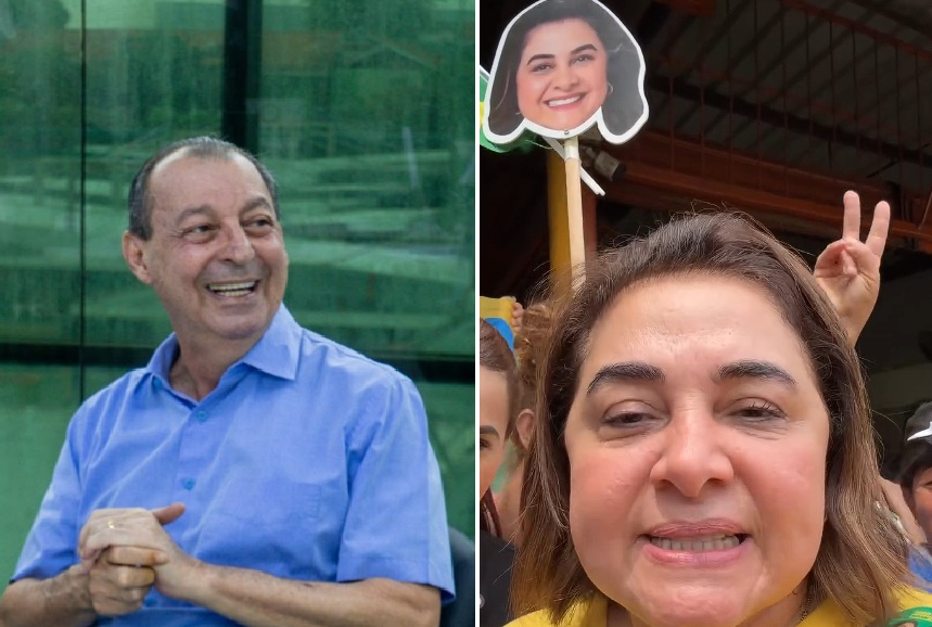 Omar Aziz e Maria do Carmo disputam atenção do eleitor na retal final do segundo turno