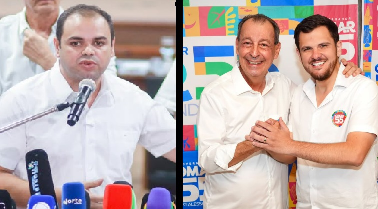 Governador Roberto Cidade e prefeito Renato Júnior parabenizam Omar Aziz pela vitória